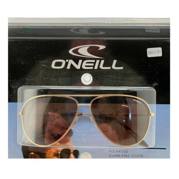 O'Neill Unisex Brown Aviator Sunglasses / OS - Picture 3 of 4